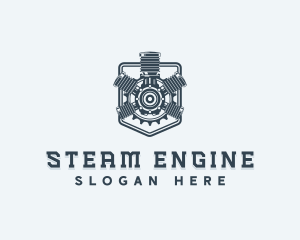 Engine Automotive Maintenance logo design