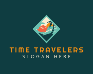 Travel Cruise Destination logo design