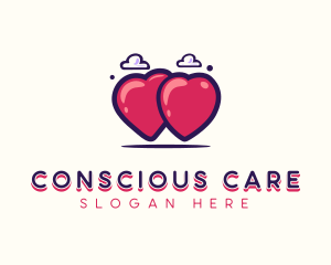 Heart Love Care  logo design