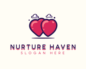 Heart Love Care  logo design