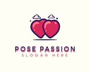 Heart Love Care  logo design