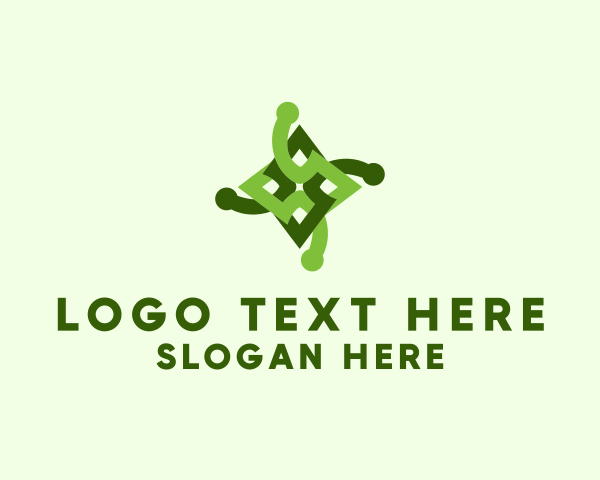 Interlocking logo example 4