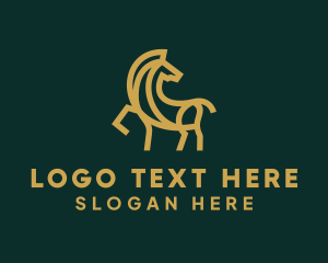 Deluxe Horse Stallion logo