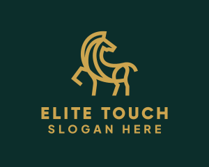 Deluxe Horse Stallion logo design