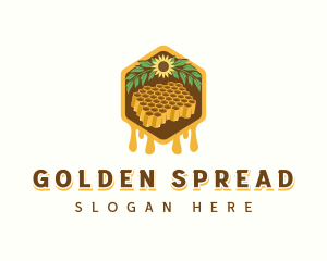 Natural Sweet Honeycomb logo design