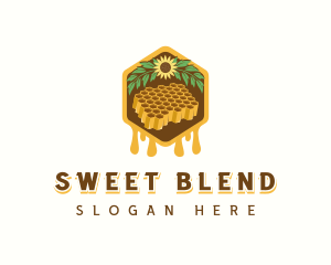Natural Sweet Honeycomb logo design