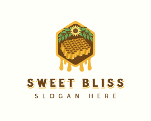 Natural Sweet Honeycomb logo design