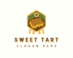 Natural Sweet Honeycomb logo design