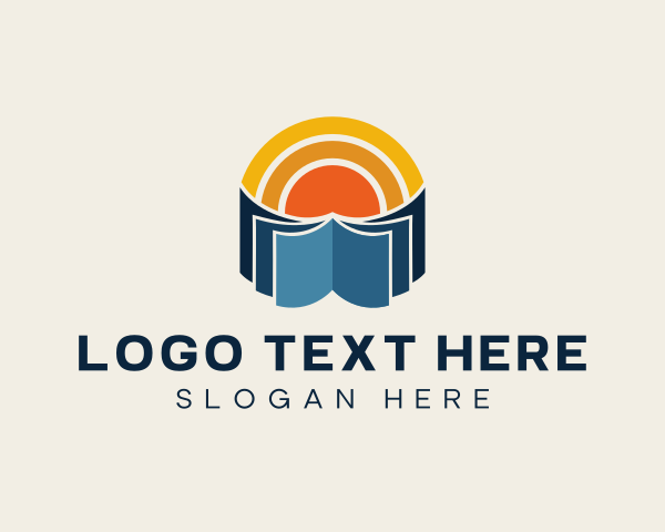 Book logo example 2