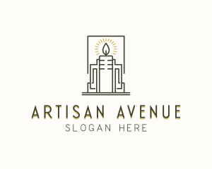 Artisanal Candle Decor logo design