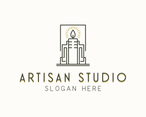 Artisanal Candle Decor logo design