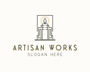 Artisanal Candle Decor logo design