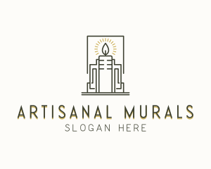 Artisanal Candle Decor logo design