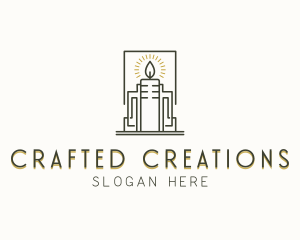 Artisanal Candle Decor logo design