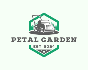 Garden Lawn Mower logo design