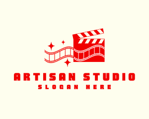 Clapboard Cinema Film logo design