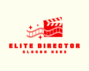 Clapboard Cinema Film logo design