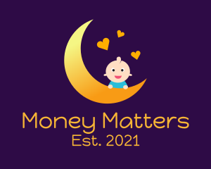 Moon Baby Hearts logo