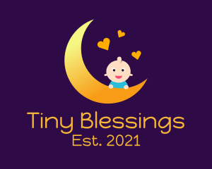 Moon Baby Hearts logo