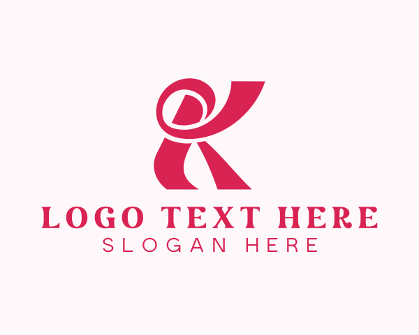 Ribbon logo example 2