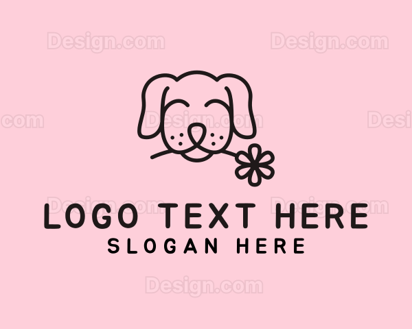 Happy Puppy Pet Logo