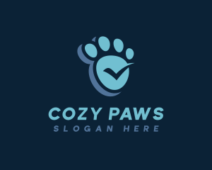 Animal Paw Veterinary logo design