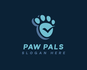 Animal Paw Veterinary logo design