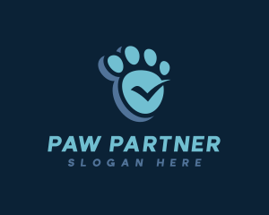 Animal Paw Veterinary logo design