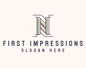 Business Firm Letter N logo design