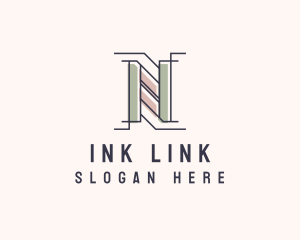 Business Firm Letter N logo design