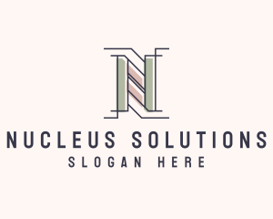 Business Firm Letter N logo design