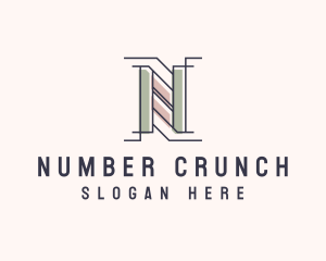 Business Firm Letter N logo design