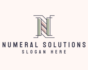 Business Firm Letter N logo design