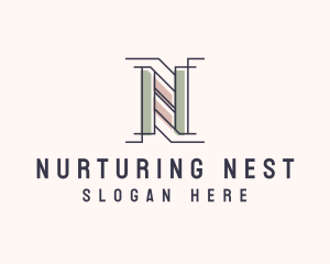 Business Firm Letter N logo design