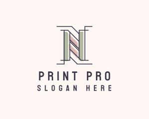 Business Firm Letter N logo design