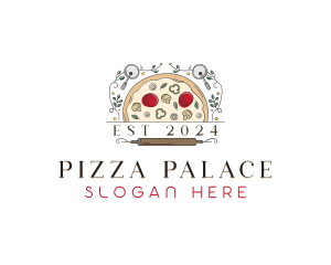 Pizza Diner Restaurant logo design