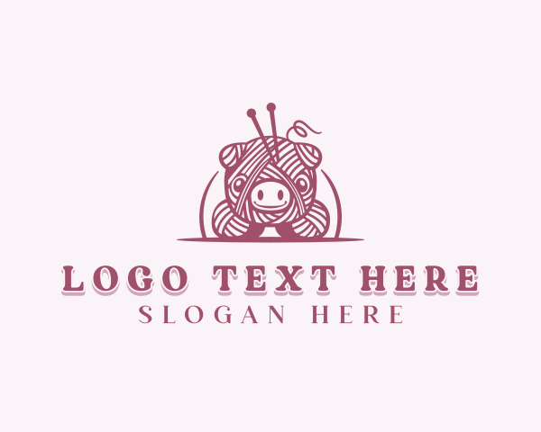 Pig Yarn Crochet logo