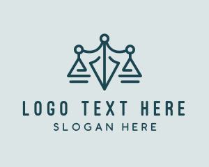 Judicial Law Pen  Logo