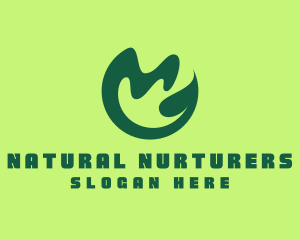 Elegant Nature Leaf logo design