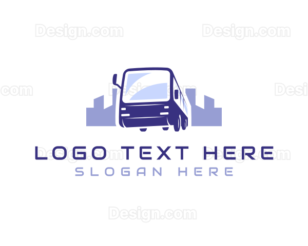 Bus Transport City Travel Logo