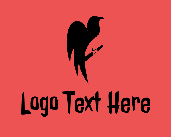 Crow logo example 2