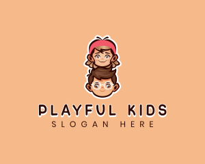 Kids Playful Daycare logo design