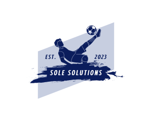 Soccer Ball Championship Tournament logo design