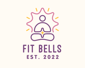 Yoga Fitness Exercise  logo design