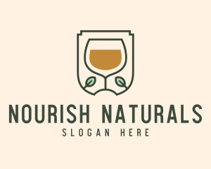 Natural Kombucha Glass logo