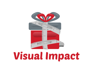 Tape Measure Gift logo design