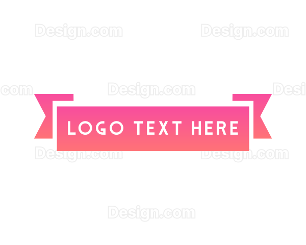 Fashion Banner Wordmark Logo