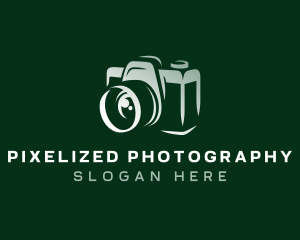 Media Camera Lens logo design