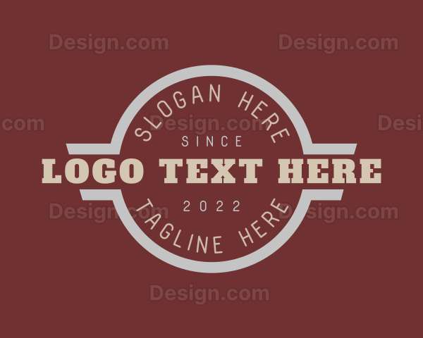 Rustic Steakhouse Business Logo