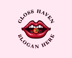 Sexy Lips Fruit logo design